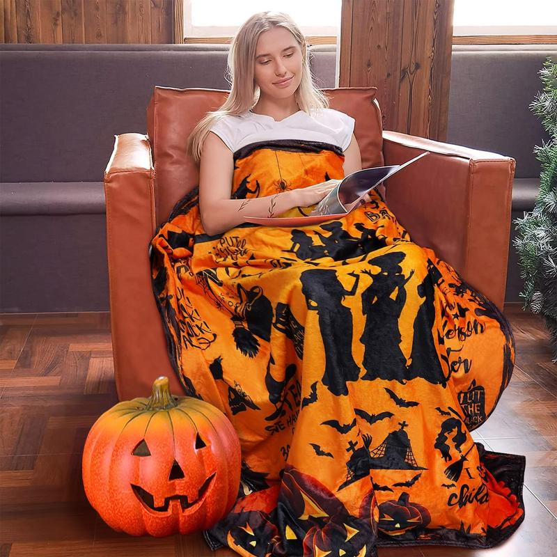 Movie Witch Blanket Halloween Throw Blankets