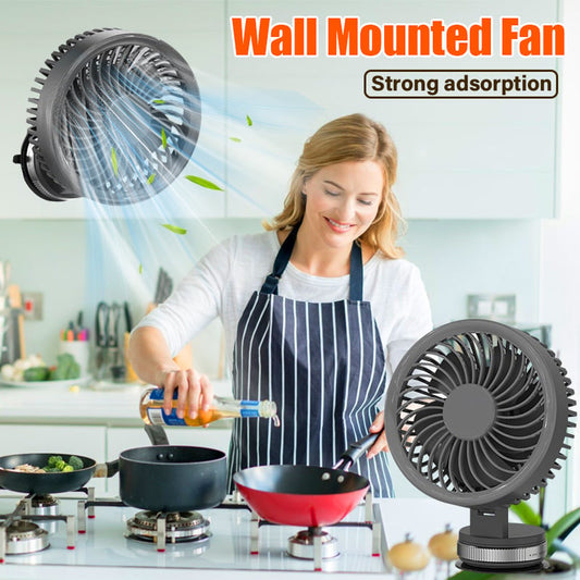 🔥2025 Upgraded Rechargeable Suction Cup Fan