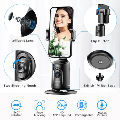 🔥🔥2025 Hot Sale🔥Smart AI Facial Recognition Phone Tripod