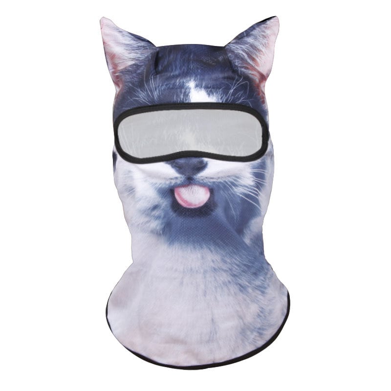 Cute Windproof Cat Balaclava with Ears