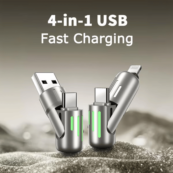 🔥 Last Day 49% OFF 🔥 - 4-in-1 USB Charging Cable mFish fast charging
