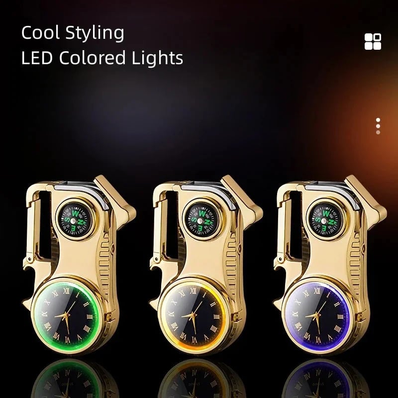 🔥4-in-1 Windproof Watch Lighter