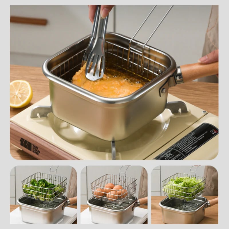 ⌛49% off🫕Multi-Function Frying Cooker Set - Fryer, Cooker, Fresh Keeping & Vegetables Washing