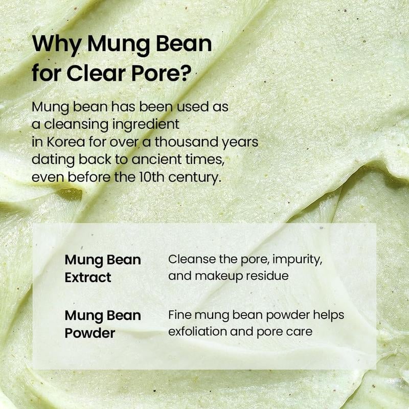 Mung Bean Double Cleansing Skin Detox Duo(Oil & Foam)