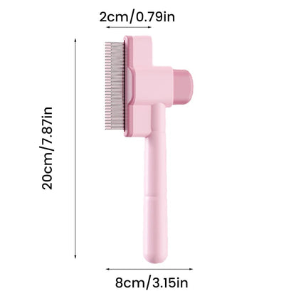 Self-Cleaning Pet Grooming Brush