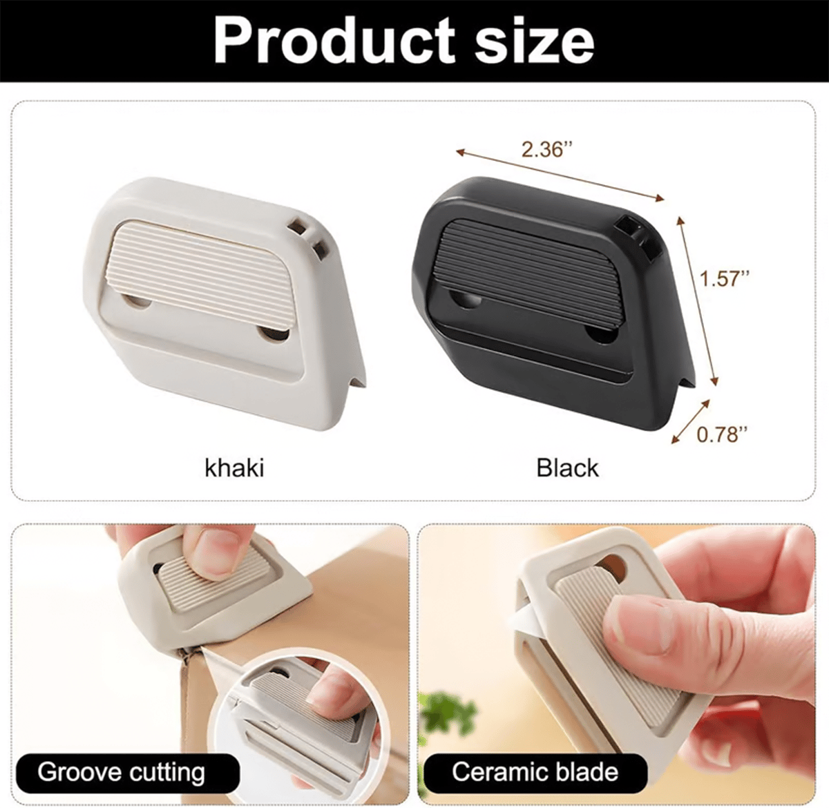 💥Magnetic Retractable Box Cutter - Safety Lock Utility Knife with Built-in Magnet for Easy Storage & Quick Access