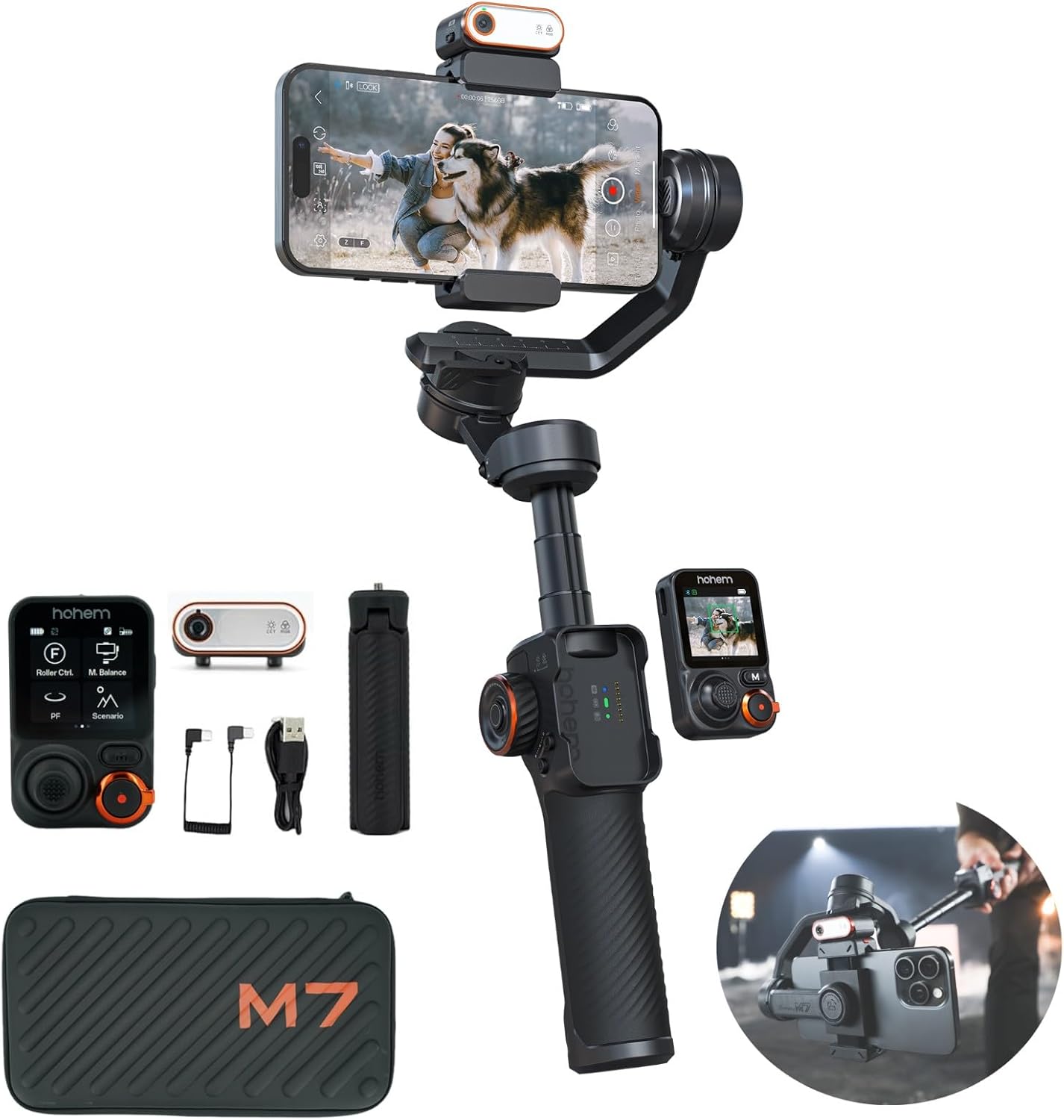 📹📱Hohem iSteady M7 Gimbal Stabilizer for Smartphone
