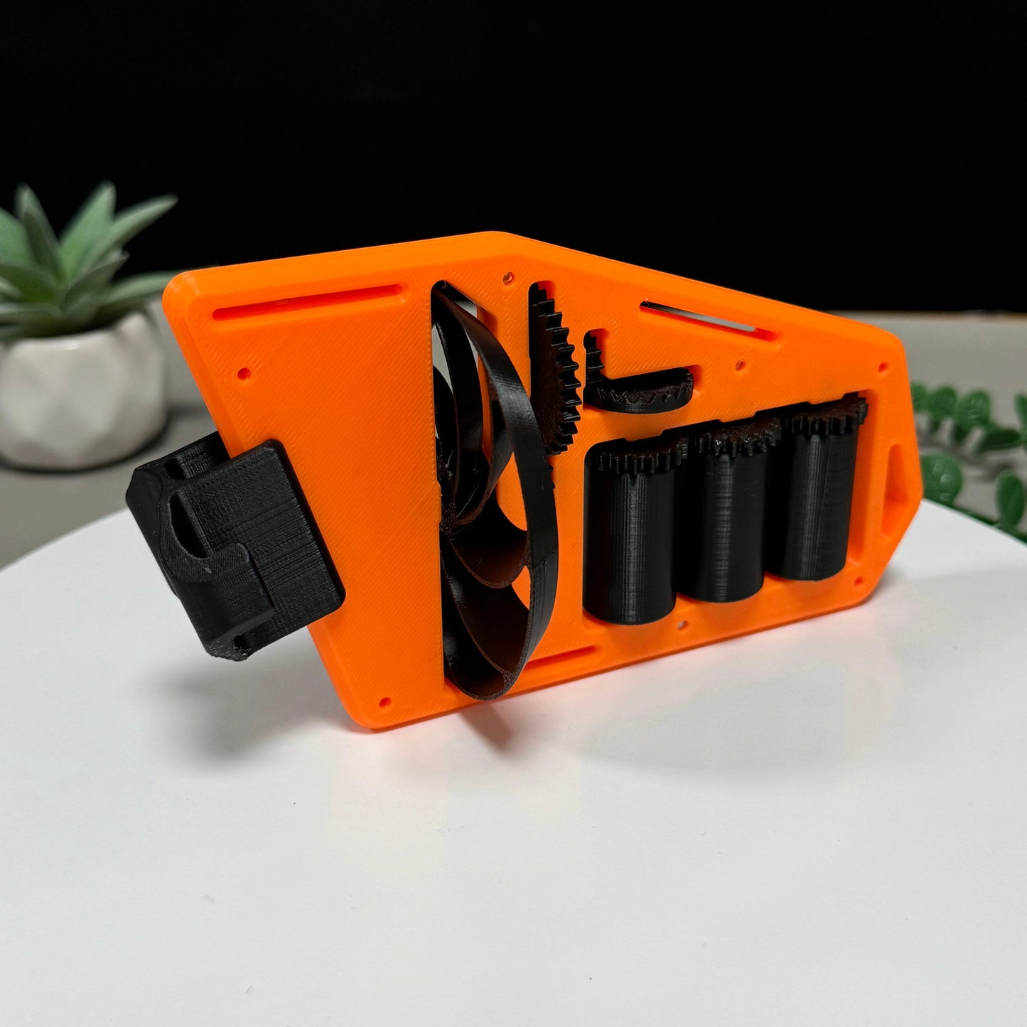 🚴‍♂️ 3D Printed Wind-Powered Rotating Road Bike Number Plate