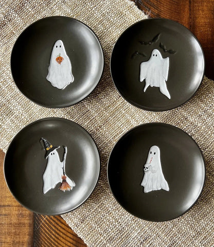 Scary Squad Appetizer Plates (4-Piece Set)