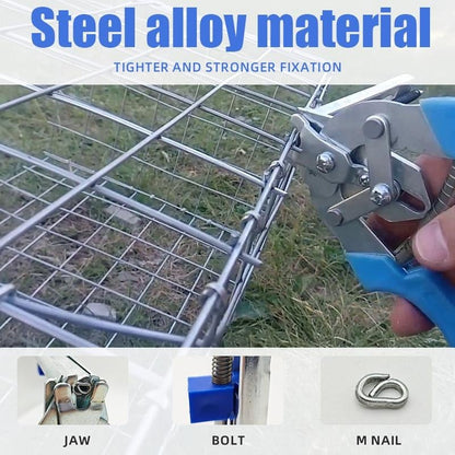 Cage tying pliers