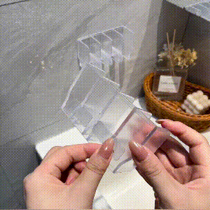 Punch-Free Storage Rack Toiletries Clip