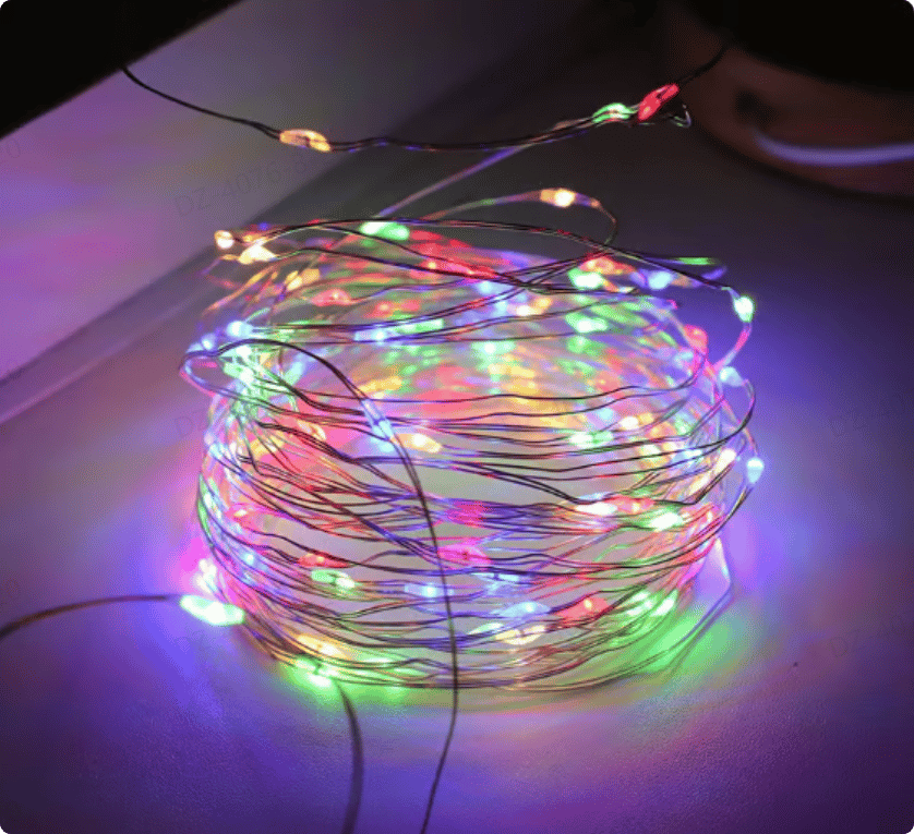 🎅🔥8 Modes 100-300 Christmas LED Firefly Twinkle String Lights