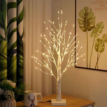 Birch Tree With LED Lights