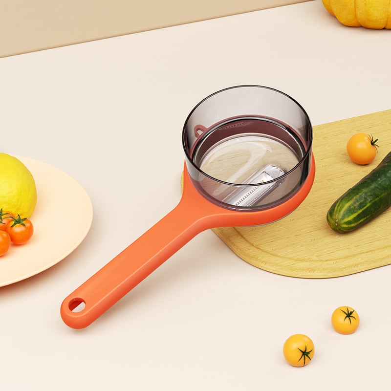 🥔🍎Multi-functional Stainless Steel Blade Peeling Knife with Storage Box