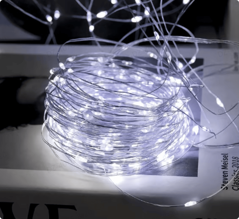 🎅🔥8 Modes 100-300 Christmas LED Firefly Twinkle String Lights