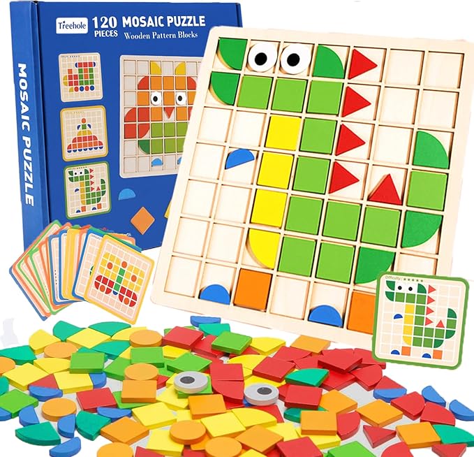 🔥Colorful Wooden 3D Animal Puzzle Toy