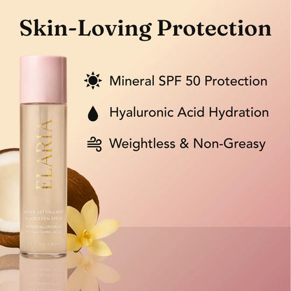 Exclusive Offer💥Sheer Setting & Sun “Air - Feel” Mist💨, 12 - hour flawless makeup💫