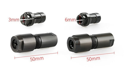 🔥3MM & 6MM (1/8" & 1/4") Angle Grinder to Straight Grinder Adapter