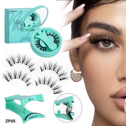 Reusable Magnetic Eyelashes with Applicator