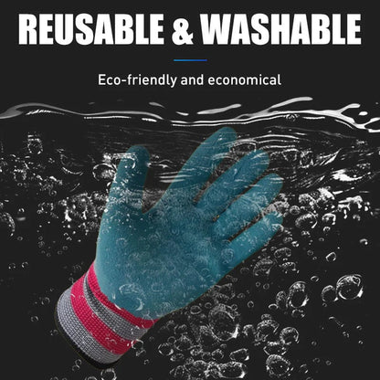 Durable Slip-Resistant Reusable Gloves