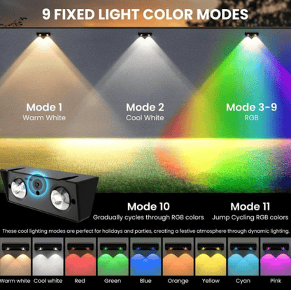 🎁 Hot Sale Promotion 49% OFF 🔥 Solar Fence Lights Outdoor