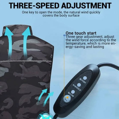 🔥Summer Hote Sale-Men's Outdoor Cooling Jacket with Fan