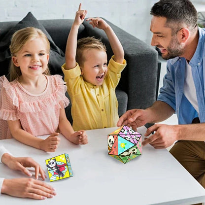 🧒✨Creative Folding Panda Magic Cube Toy for Kids
