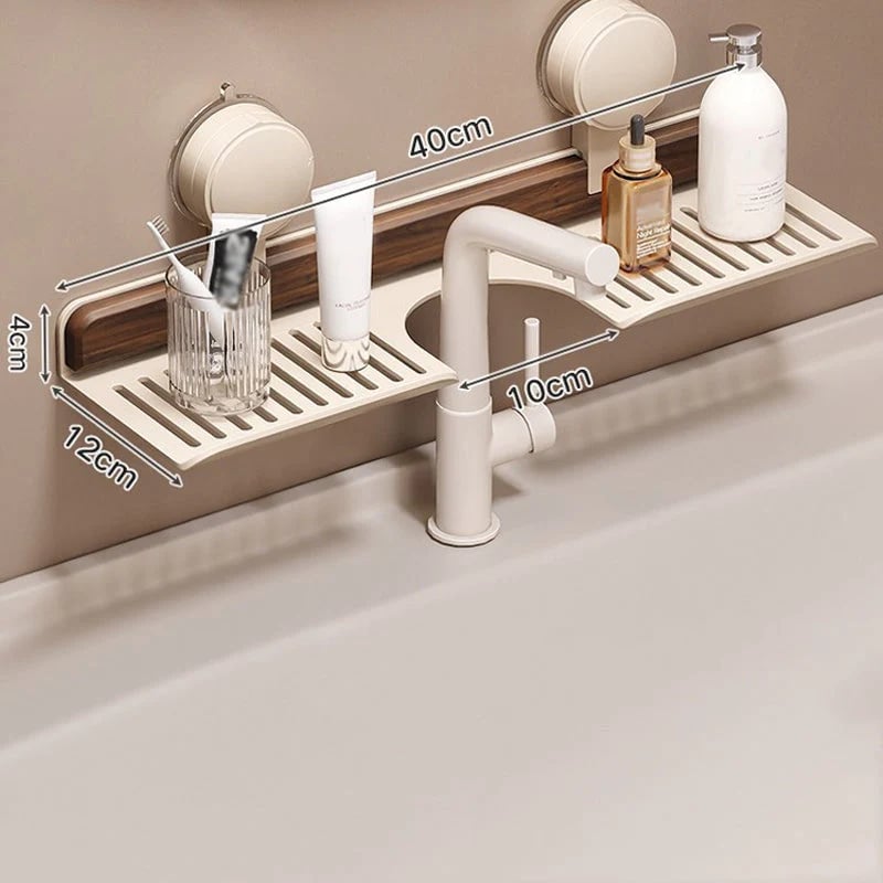 🔥 Bestsellers Recommended – The Furniture Hits of 2025🔥 Walnut Suction Cup Bathroom Shelf