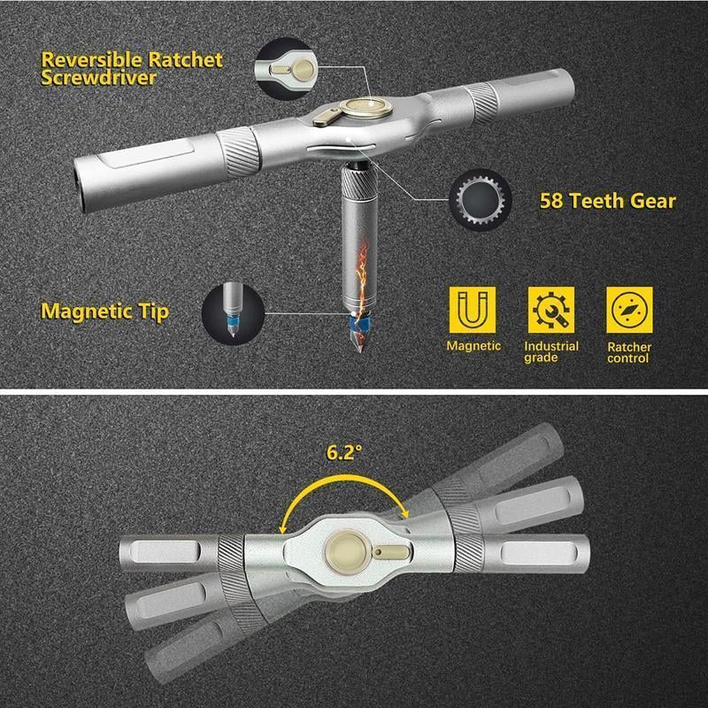 🔥 Multi - functional Screwdriver Set, a Great Helper for Repairs 🛠️