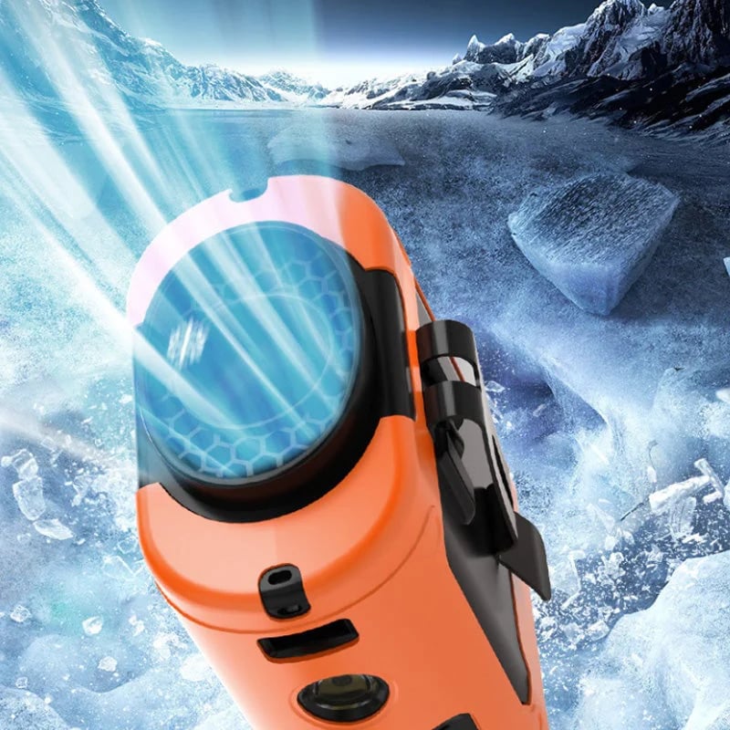 🔥Portable Fan, USB Rechargeable Waist Fan with Clip & Power Bank, Personal Cooling Fan for Outdoor Travel Camping