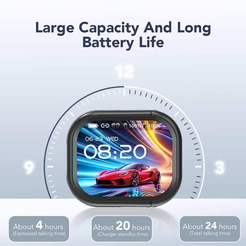 ⏰LAST DAY PROMOTION SAVE 49%🔥 Bluetooth 5.4 Earphones LED Display High Fidelity Waterproof Wireless Earphones