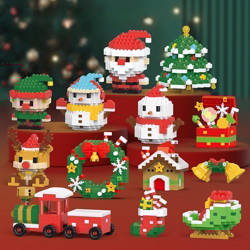🔥LAST DAY ONLY 49% OFF🎄 - Santa Claus Design Building Blocks Toy