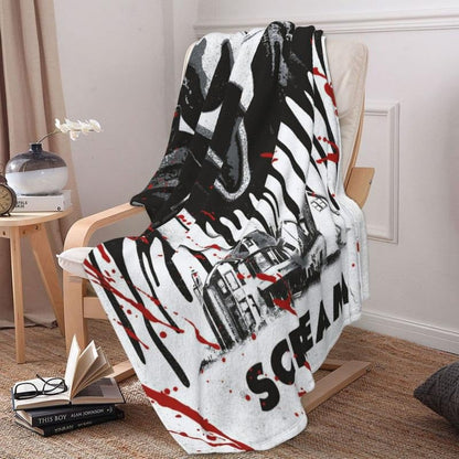 Horror Blanket Movie Ghost Throw Blanket for All Season