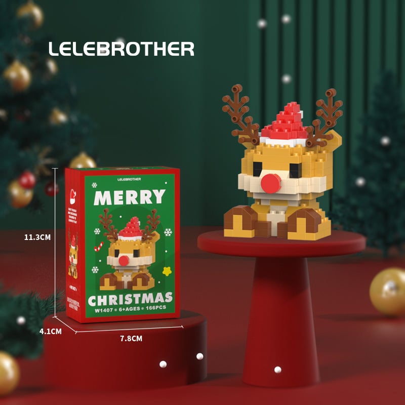 🔥LAST DAY ONLY 49% OFF🎄 - Santa Claus Design Building Blocks Toy