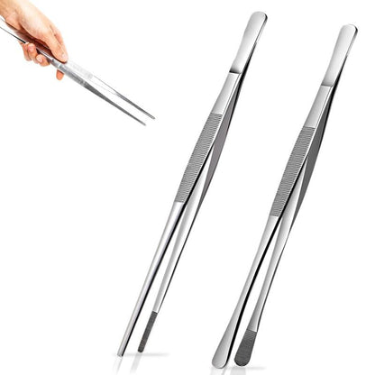 🔥Kitchen Essentials- Non-Slip Kitchen Tweezers – 2 PCS