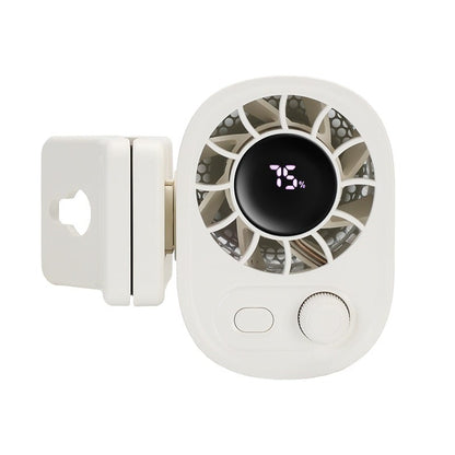 ❄️2025 New Car Clip Fan with LED Display[360° Rotatable 100 Speed Wind 12V USB Rechargeable 1800mAh  Low Noise Mini Fan Clamp Anywhere]