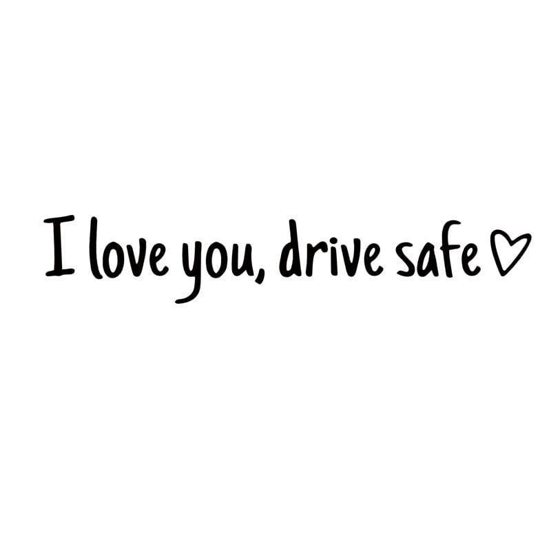 💓 I love you, drve safe Sticker(3 Pack)
