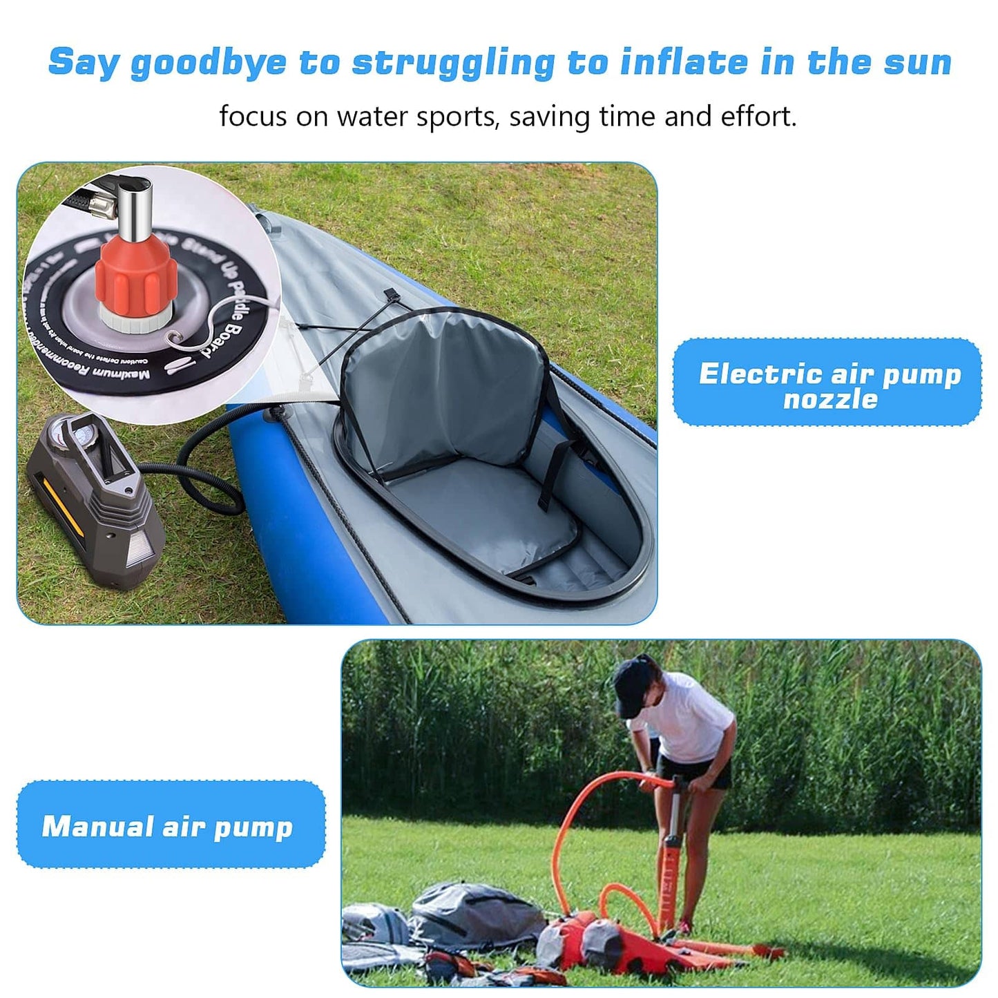 🏄‍♂️ Inflatable Boat SUP Pump Adapter