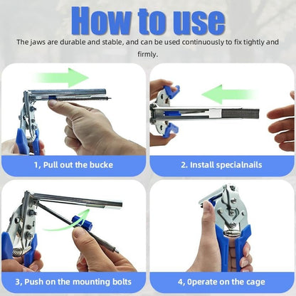 Cage tying pliers