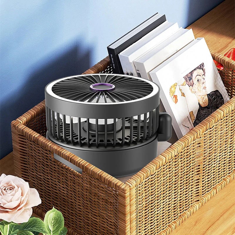 💥Hot Sale💥 4-in-1 Portable Folding Fan with Light