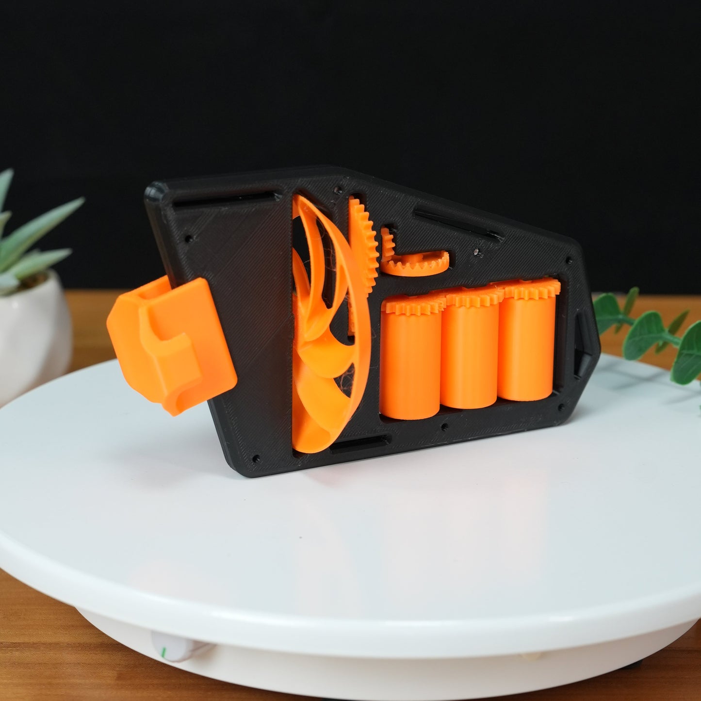 🚴‍♂️ 3D Printed Wind-Powered Rotating Road Bike Number Plate
