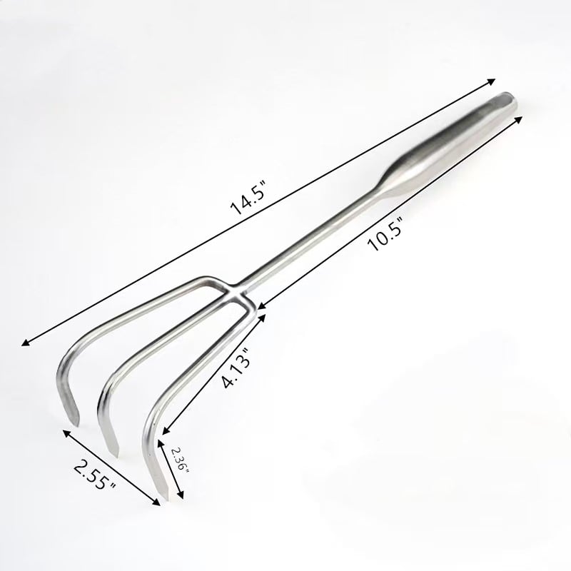 Multifunctional Stainless Steel Garden Planting Rake