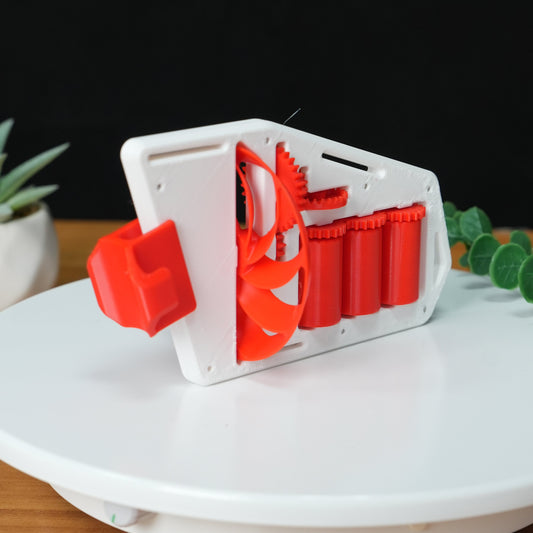 🚴‍♂️ 3D Printed Wind-Powered Rotating Road Bike Number Plate