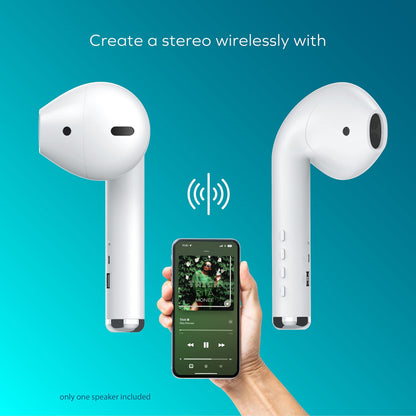 Portable Earbud-Shaped Bluetooth Speaker