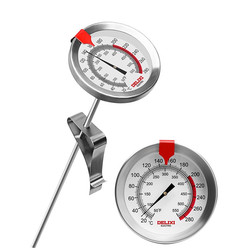 🥘🔥 Deep Fry Thermometer with Pot Clip