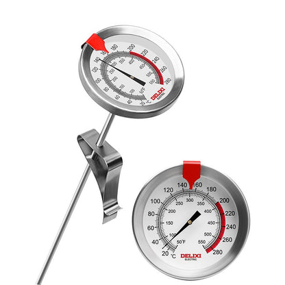 🥘🔥 Deep Fry Thermometer with Pot Clip