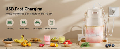 Portable Blender for Shakes and Smoothies with 27oz Cup and Lid