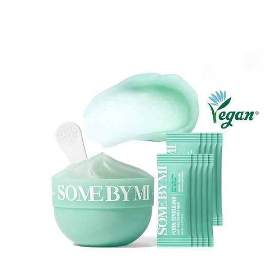 ❄️ Spirulina Sherbet Cryo Mask – Vegan Cooling Boost for Calm, Glowing Skin 🌿