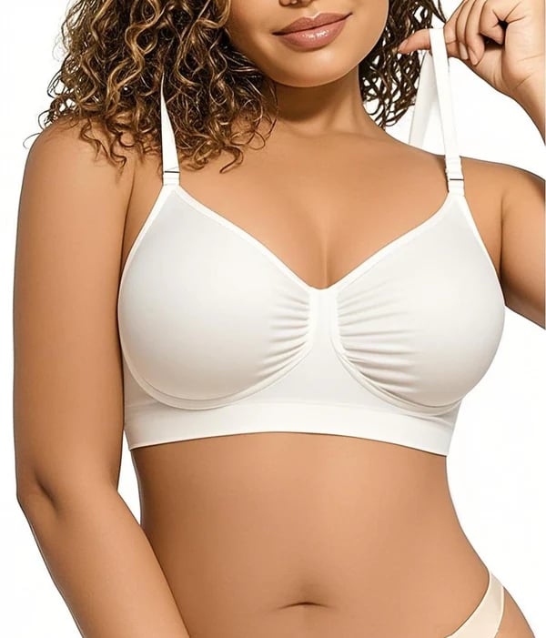 🎁Women's Wireless Sculpt Bra Comfort Bralettes No Underwire Unlined Cami Bra Seamless Tshirt Bras