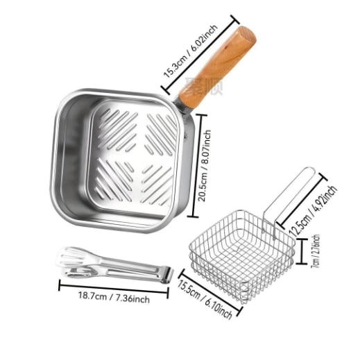 ⌛49% off🫕Multi-Function Frying Cooker Set - Fryer, Cooker, Fresh Keeping & Vegetables Washing